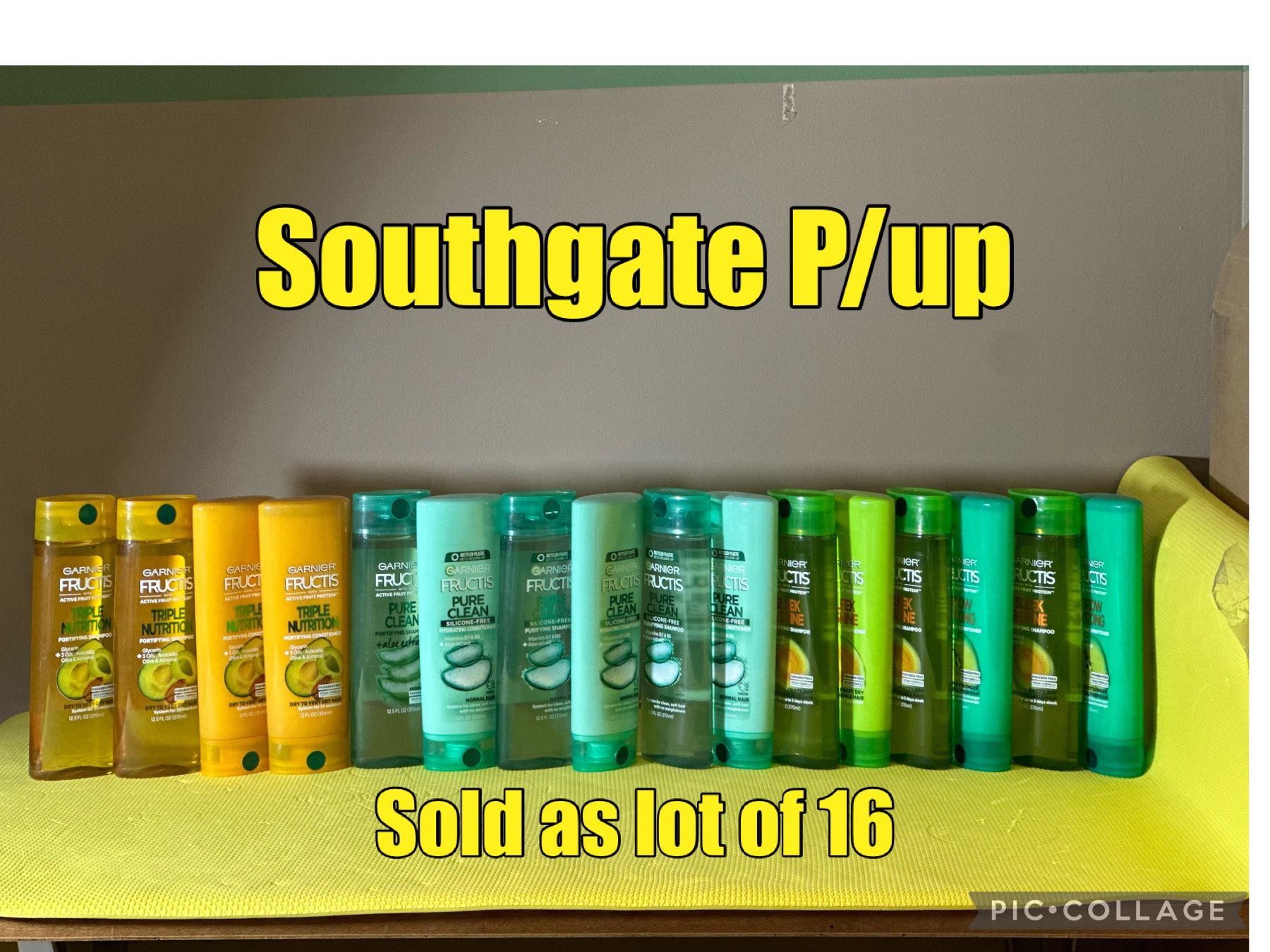 Southgate P/up: Lot 16 Of Garnier Shampoo/conditioner