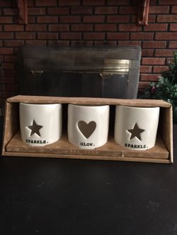 Rae Dunn Votive Candle Holders