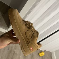 Supreme Wheat AF1 Size 8.5