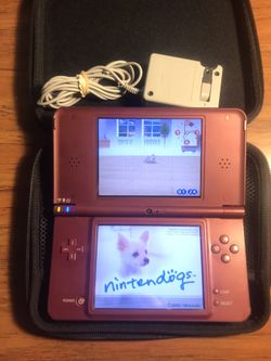 Nintendo DSi XL Burgandy Handheld System For Sale