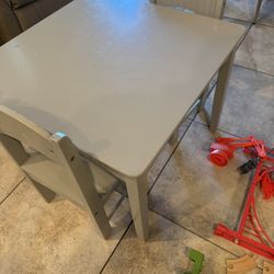 Kids Table And 2 Chairs