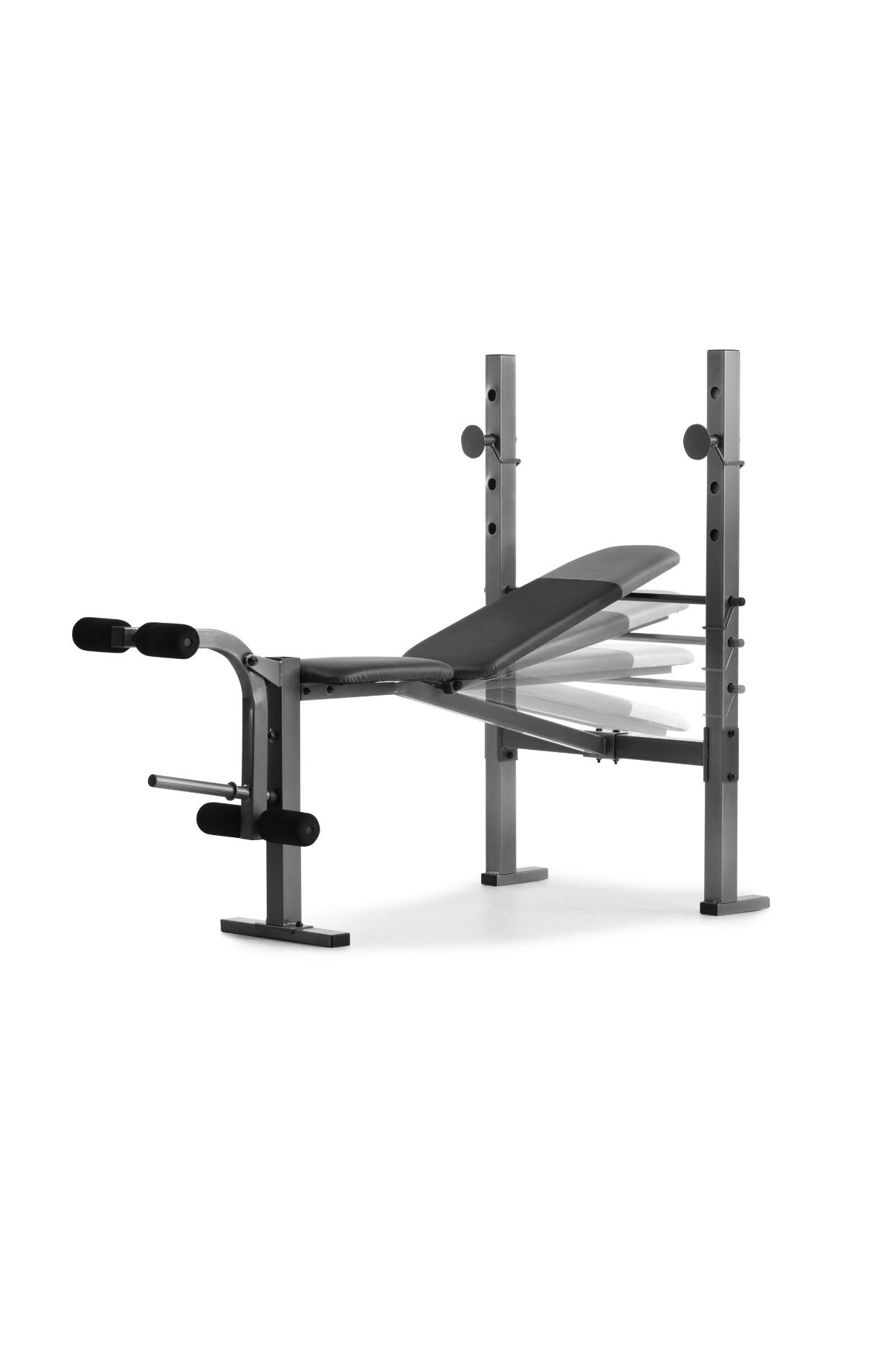 Weider XR 6.1 Multi-Position Weight Bench with Leg Developer and Exercise Chart