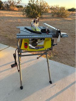 Ryobi Table Saw-10 inch corded w/stand