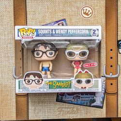 Squints and Wendy Peppercorn (Vaulted) Sandlot 2-Pack Funko Pop - Brand New In Box