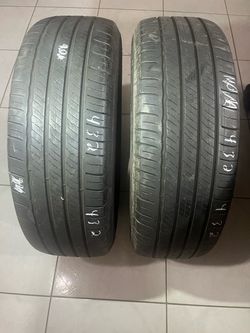 235/65/18. Two used Michelin tires.