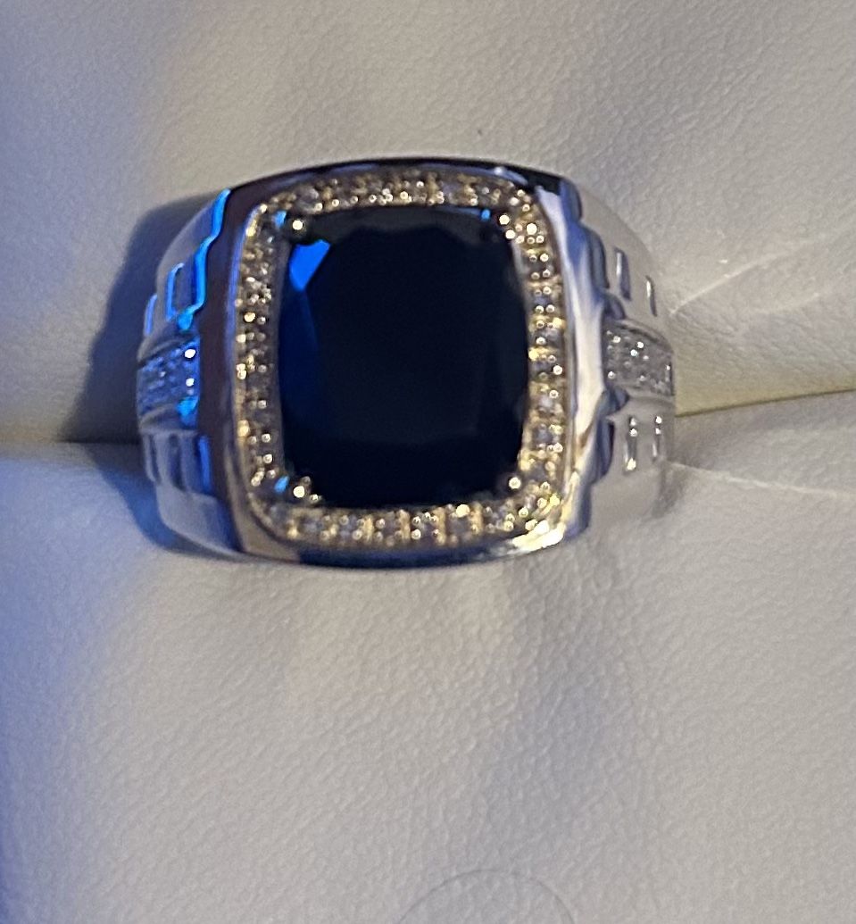 Men’s Black Onyx With Diamonds