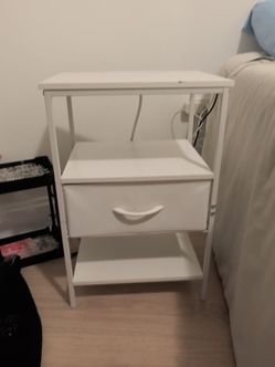 Side table with outlets and USB/USBC outlets
