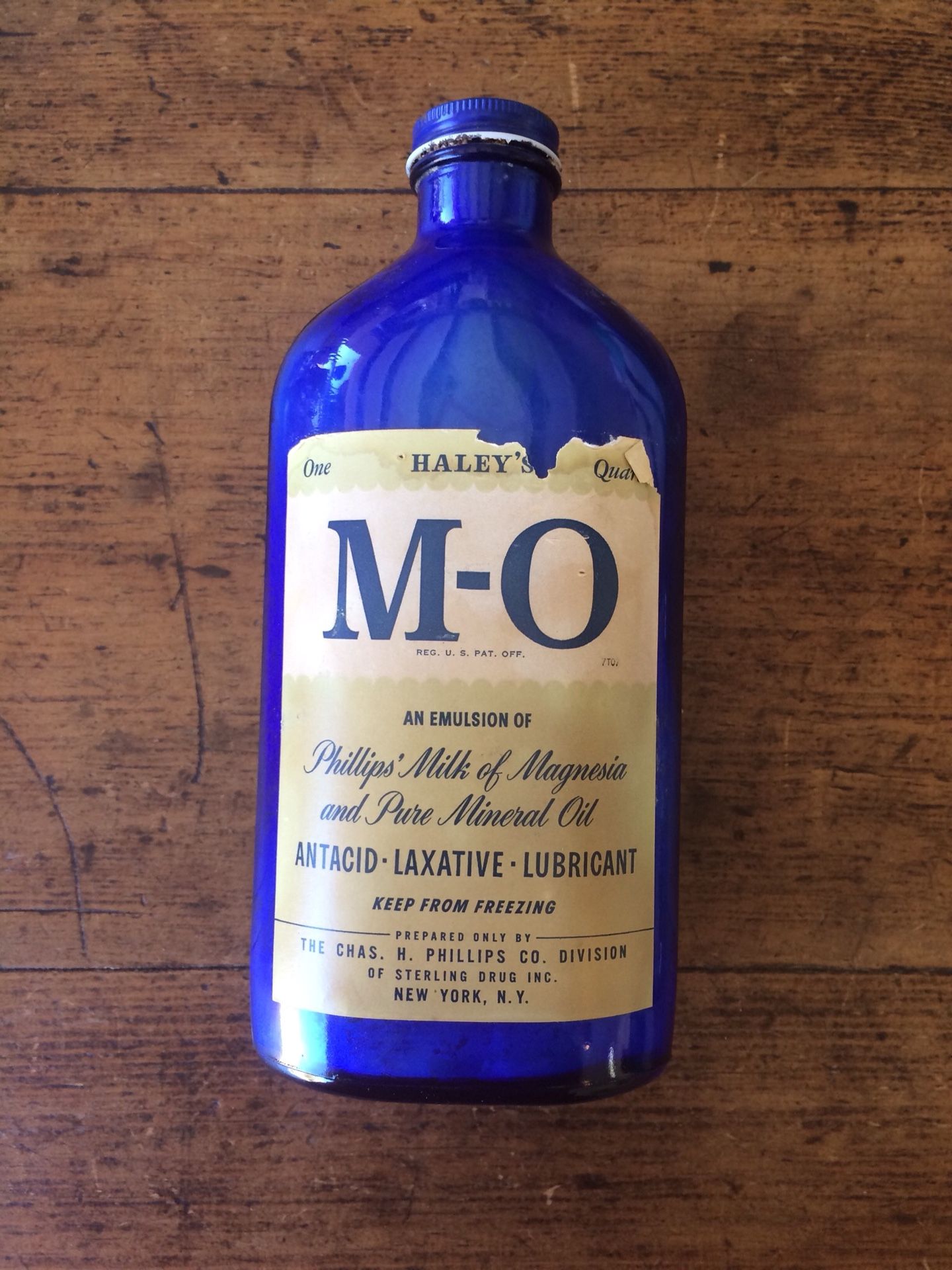 1950’s Milk of Magnesia Bottle