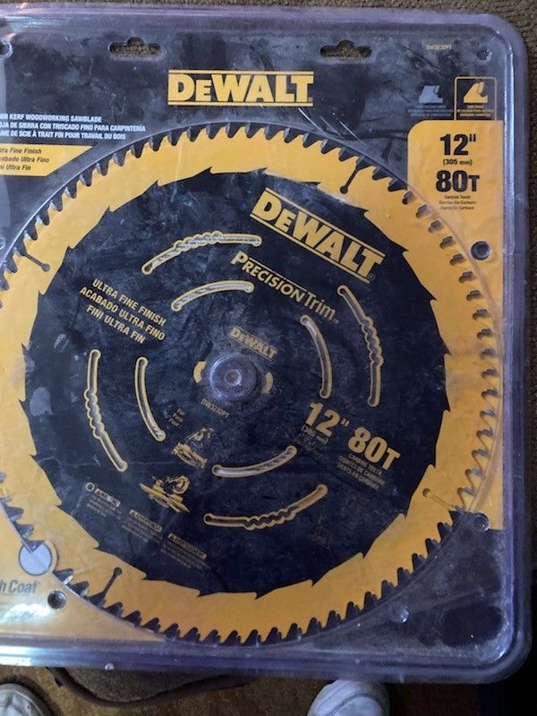 12" DeWalt Saw Blade 