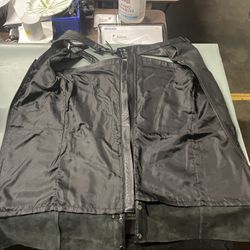 Leather riding chaps