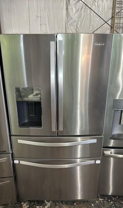 Whirlpool French Door Stainless Steel Refrigerator Fridge
