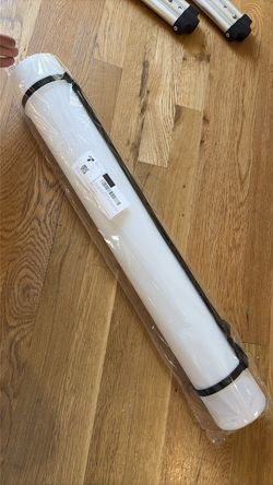 Expandable Poster Tube with Strap - White