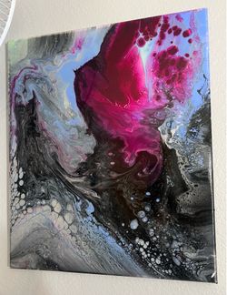 20” 24” acrylic painting