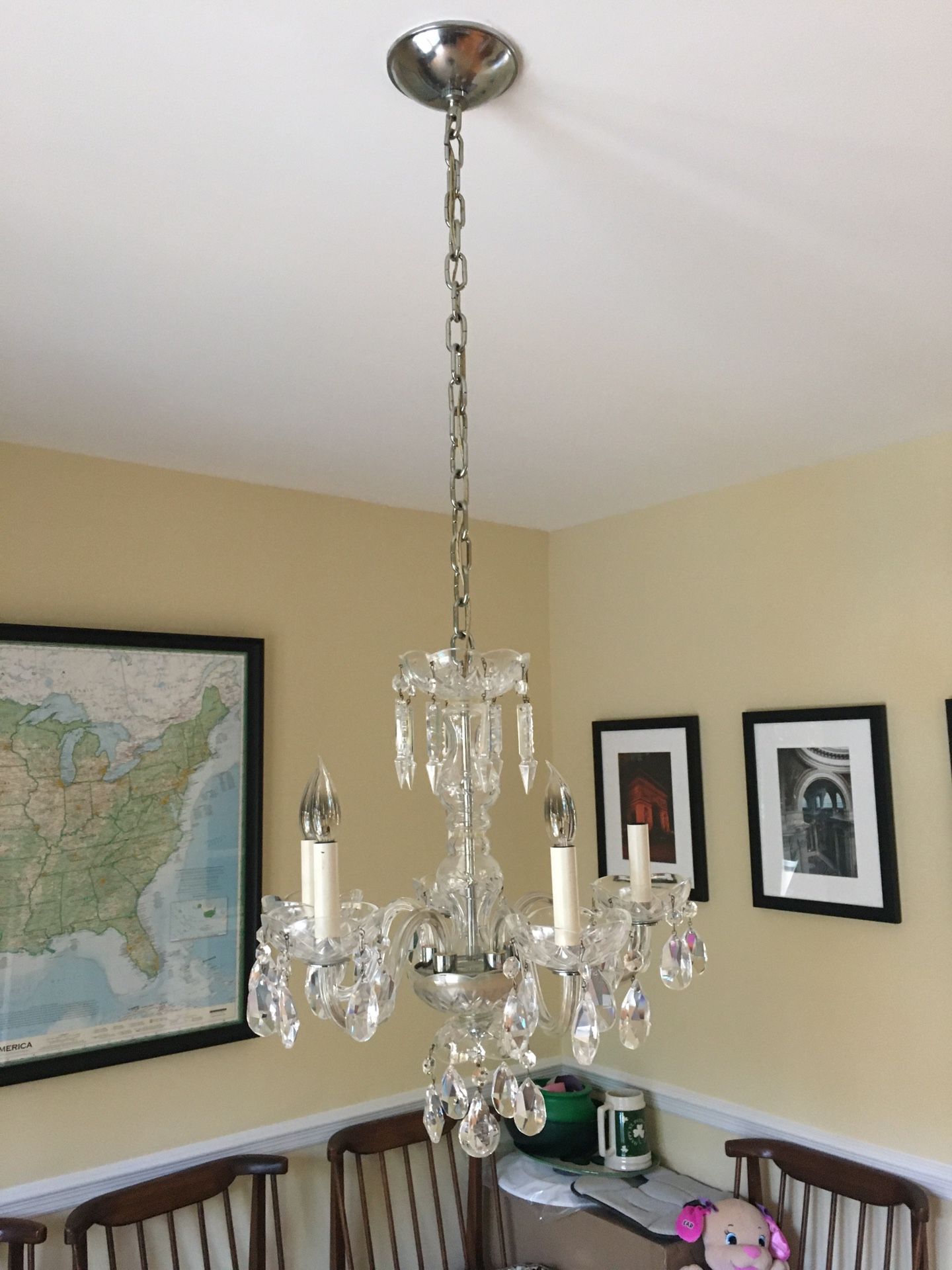 Vintage Crystal Chandelier ($50 OBO)