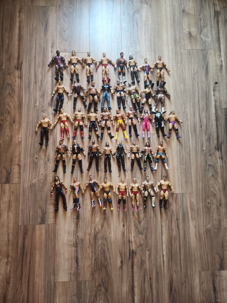 WWE And AEW Figures 42 Count