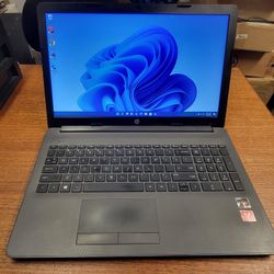 Fixed Price: HP Notebook 15.6" Laptop Ryzen 3 /8GB / 128GB SSD Win 11 #1104