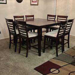 Wood dining room table