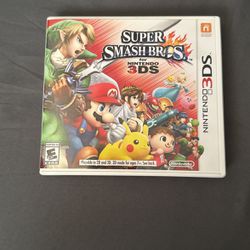 Super Smash Bros Game For Nintendo 3DS