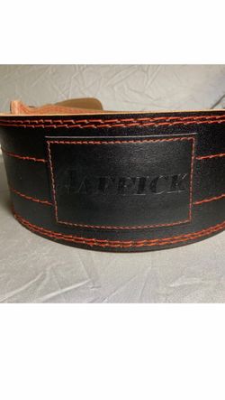 Jaffick Genuine Leather Weight Lifting Belt For Men Gym Weight Belt Lumbar Back