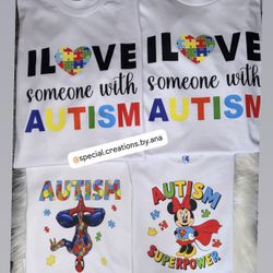 Custom autism awareness family shirts 🧩❤️