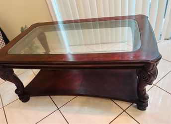 Ashley furniture: Dining table & center table