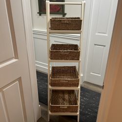 Crate & Barrel Ladder Shelf 