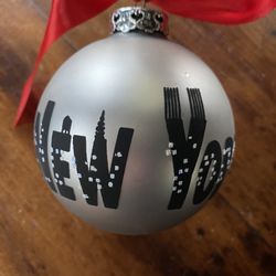 NYC Christmas Tree Ornament