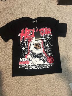 Hellstar black cotton t-shirt Size S