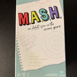 M.A.S.H. an Adult Spin On The Iconic Game - 2020 New Sealed