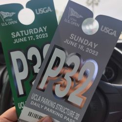 US OPEN GOLF PARKING $15