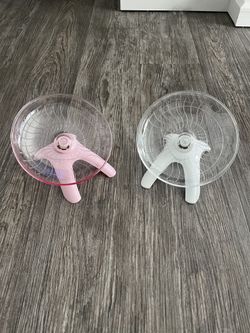 Two Small Saucer Wheels