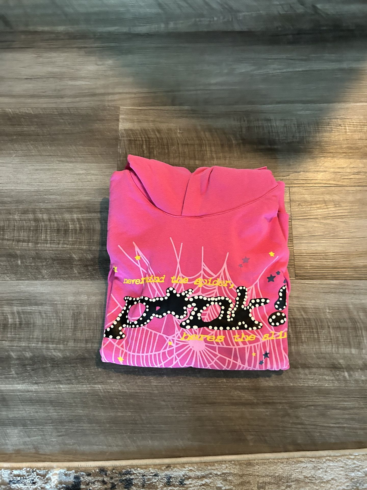 Pink Spider Hoodie - Size XL