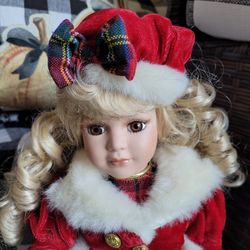 Christmas A Holiday Doll Toy Girl Winter