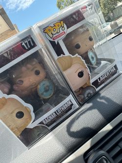 Funko Pop! Vikings #177 and #178 Ragnar Lothbrok Vinyl Figure rare Lot of 2
