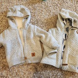 Baby Quilted Jackets - New Without Tags 9m