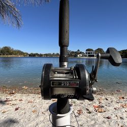 🐠 Preowned Penn GTI 310 Reel with Mono and Ugly Stik Tiger Lite 7FT 15-30LB Casting Rod 🔥 