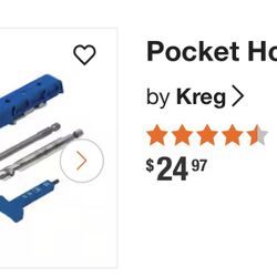 Pocket Hole Jig 310 Kreg $10