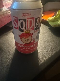 Freddy Funko pop soda can