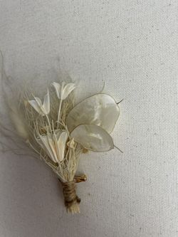 Groom Boutonnière -Boho Wedding -preserved Boutonnière 