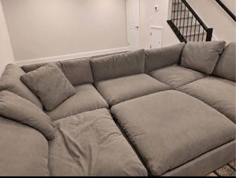 6 Piece modular sofa