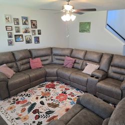 OM• $38 Initial • Brand New Ravanel Reclining Sectional 