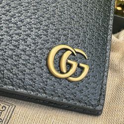 GUCCI LEATHER BROWN WALLET WS