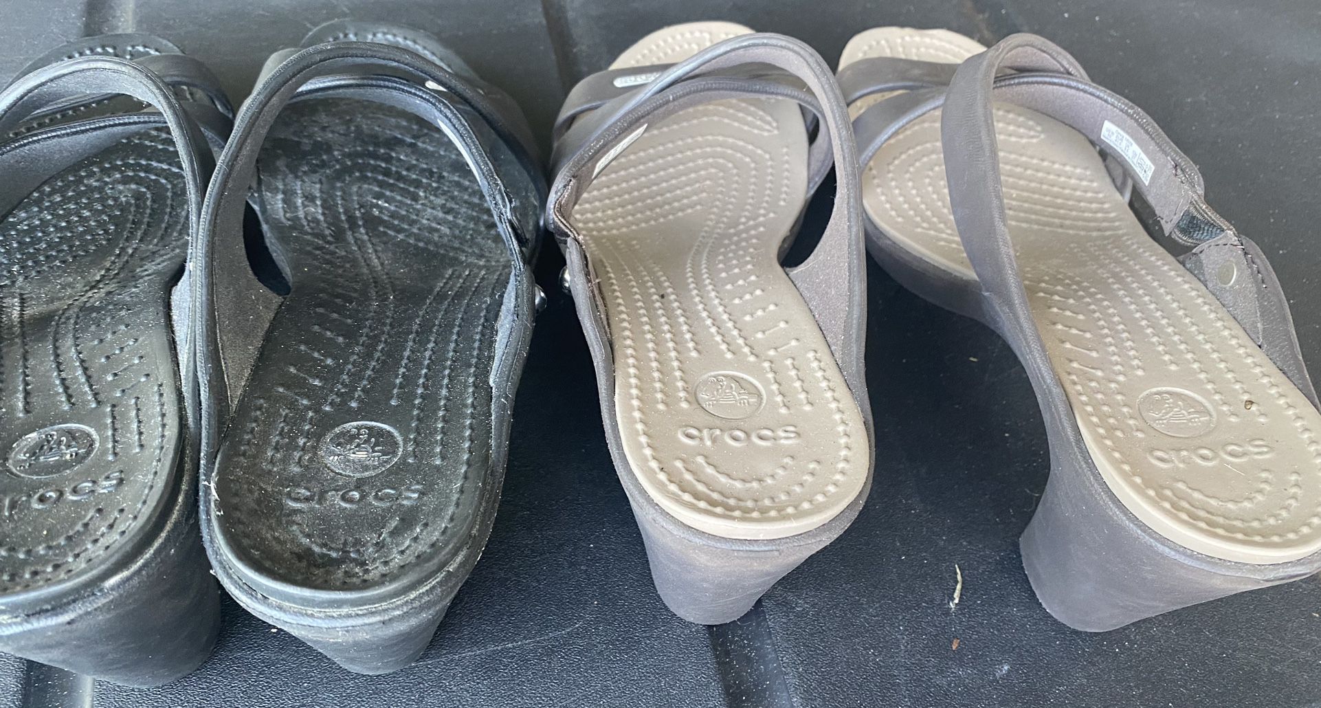 2 Pair of Crocs heels, women-size 10 for Sale in Orange Park, FL - OfferUp