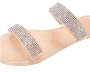 Nude Jelly Diamond Sandals