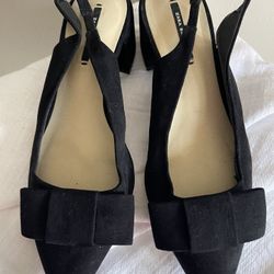 Zara Black Suede Shoes