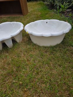 Drop in bathroom sinks (2)