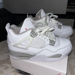 Retro Air Jordan 4 White Cement Size 8.5 US Mens