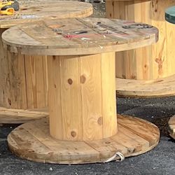 Large Electrical Spool For Outdoor Patio Table Or Furniture.