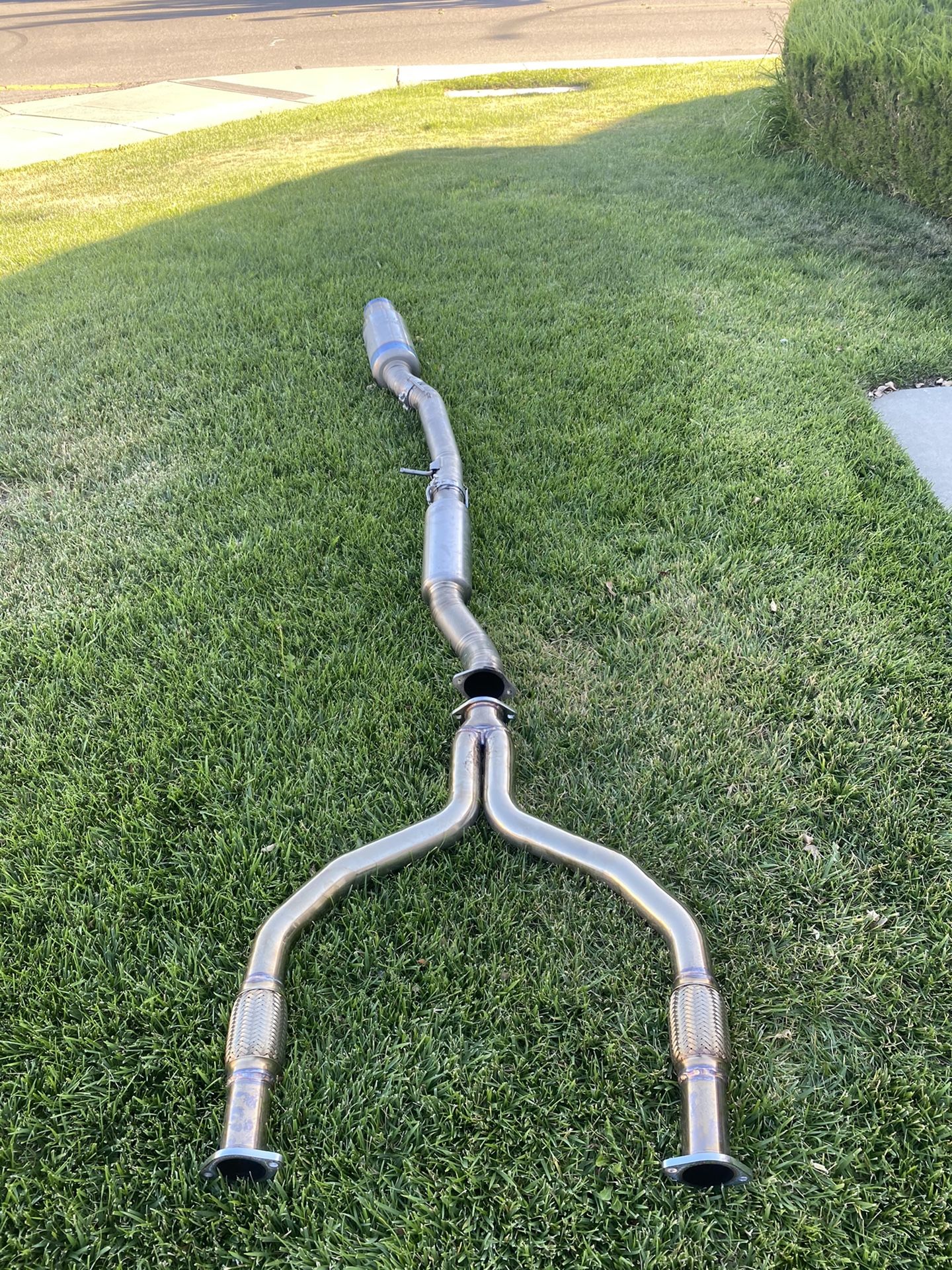 Tomei Expreme Ti and Megan Racing Y Pipe For 350z