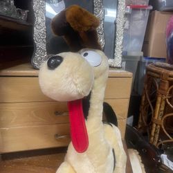 Vintage Large Odie Dog Plush 